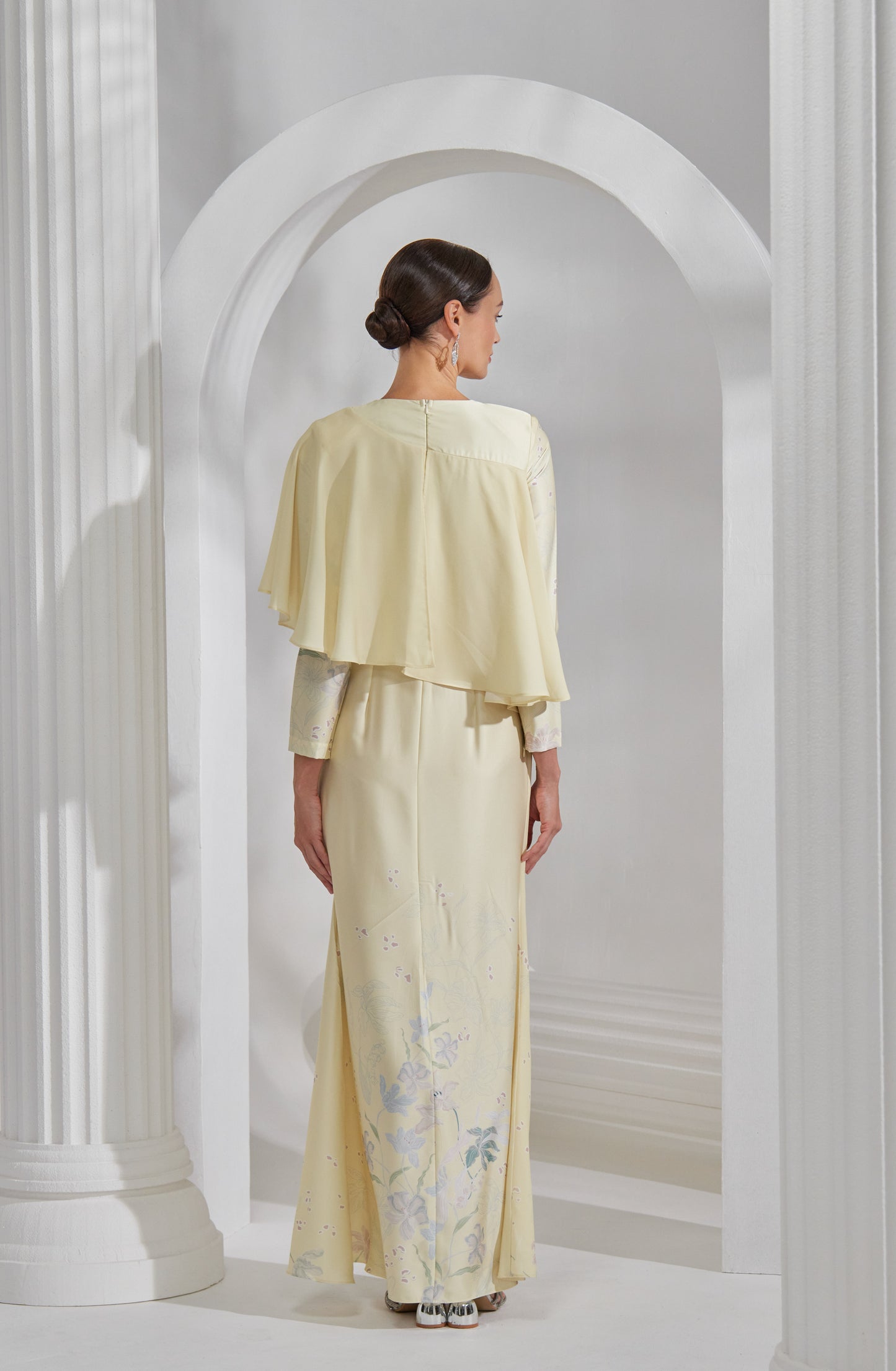 Evelyn Dress in Soft Yellow