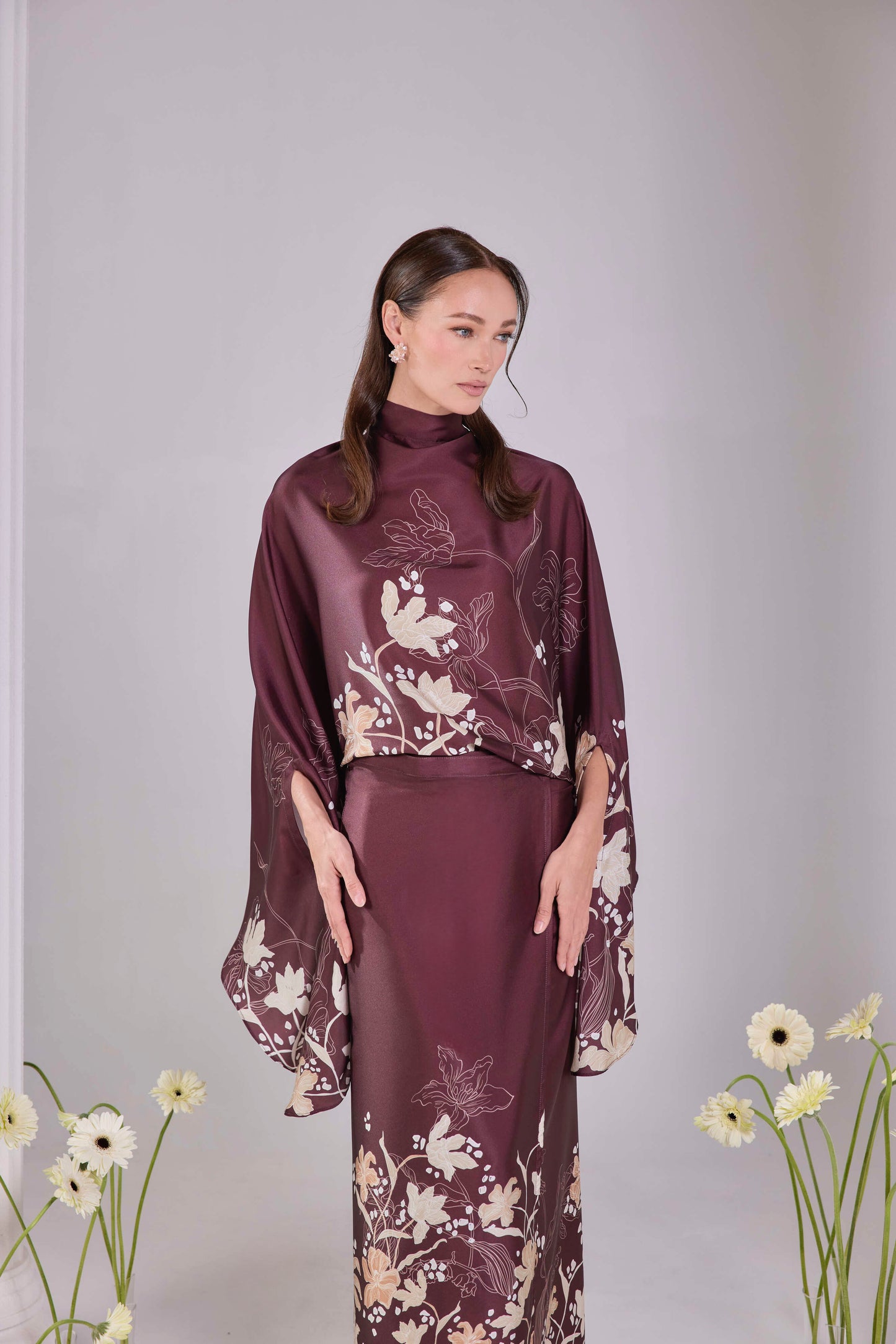 Thalia in Deep Burgundy