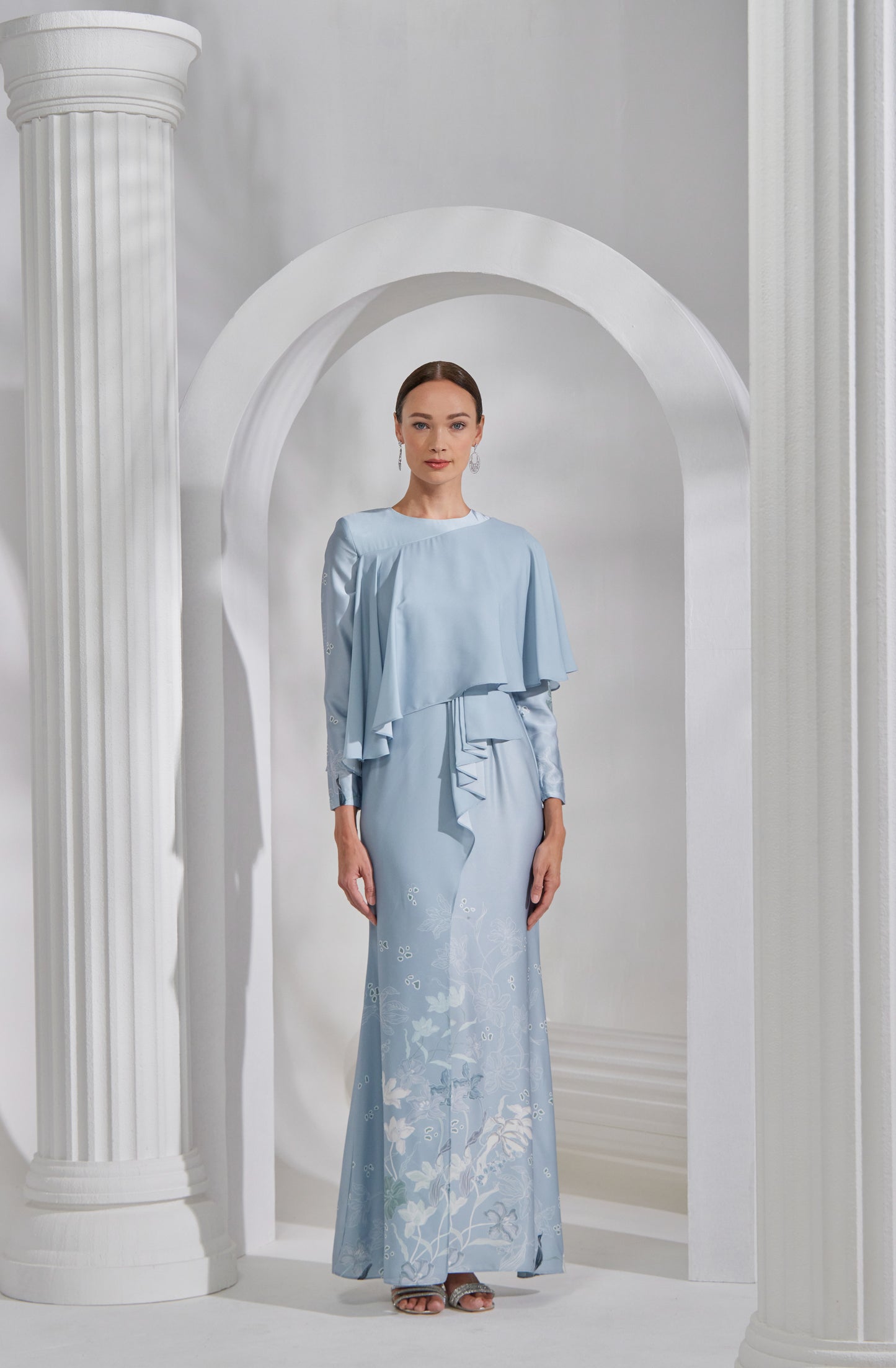 Evelyn Dress in Powder Blue