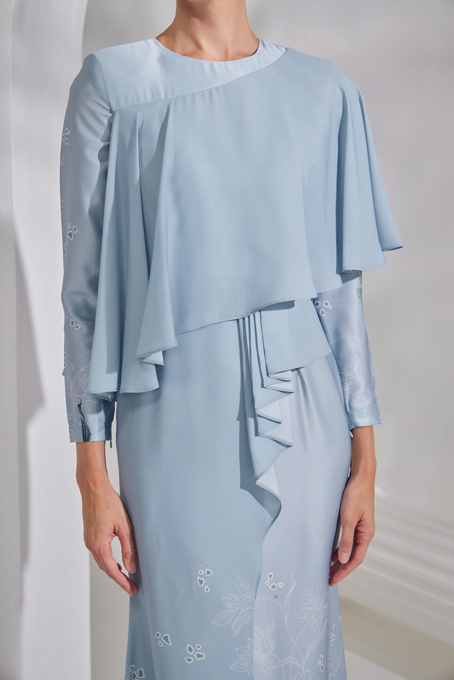 Evelyn Dress in Powder Blue