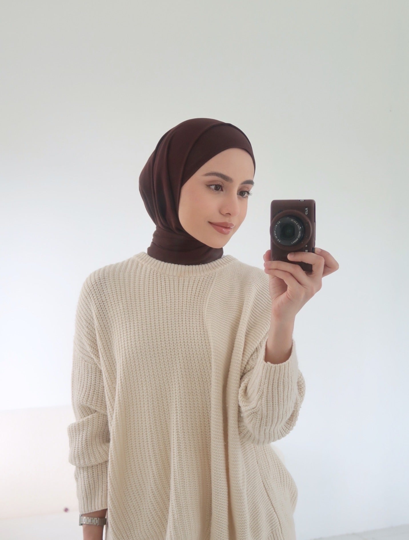 Luxe Chiffon in Espresso