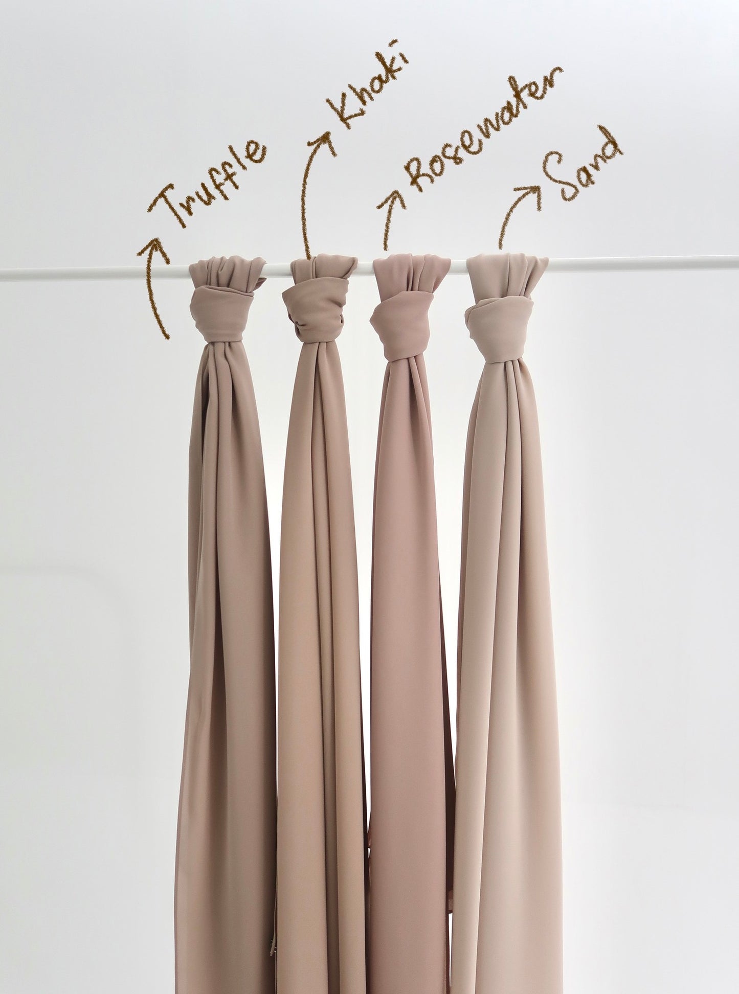 Luxe Chiffon in Truffle
