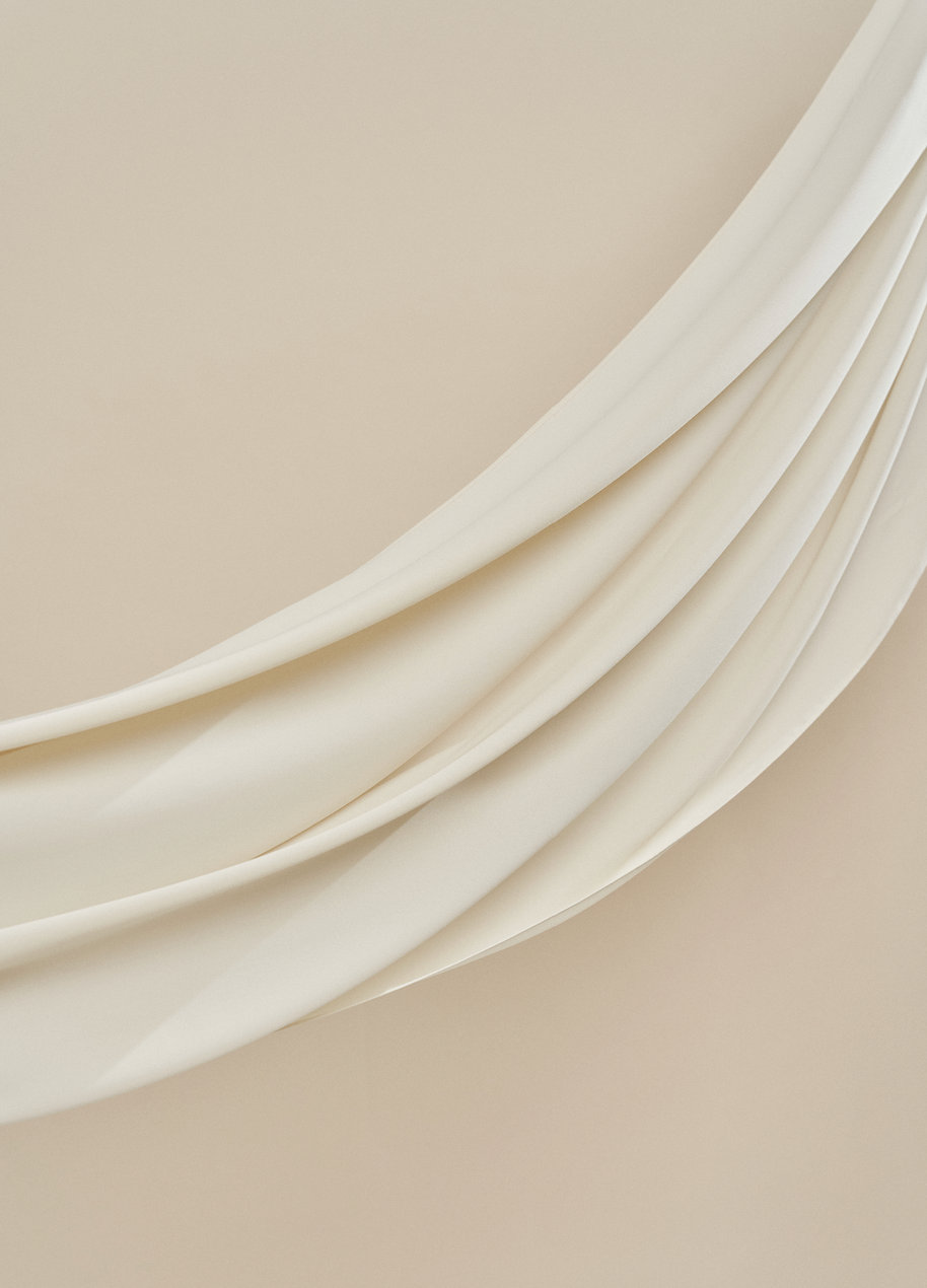 Luxe Chiffon in Ash White