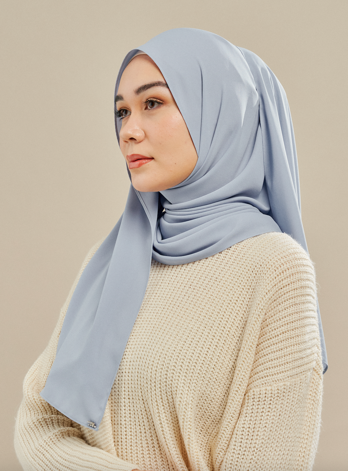 Luxe Chiffon in Powder Blue