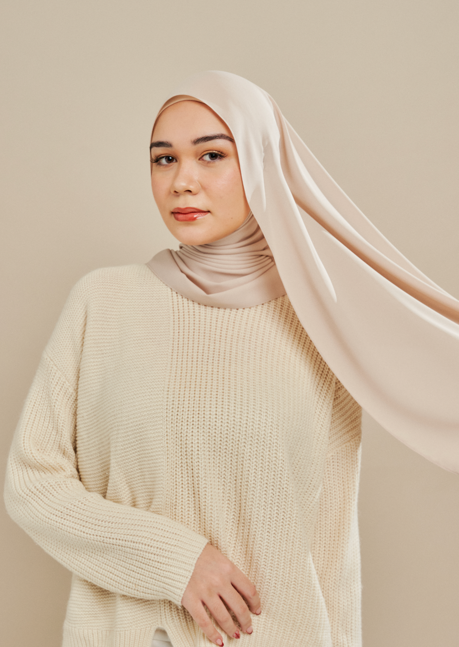 Luxe Chiffon in Sand