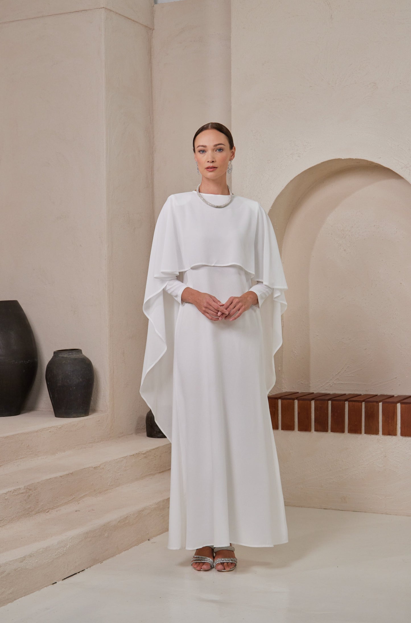 Medina Dress in Off White