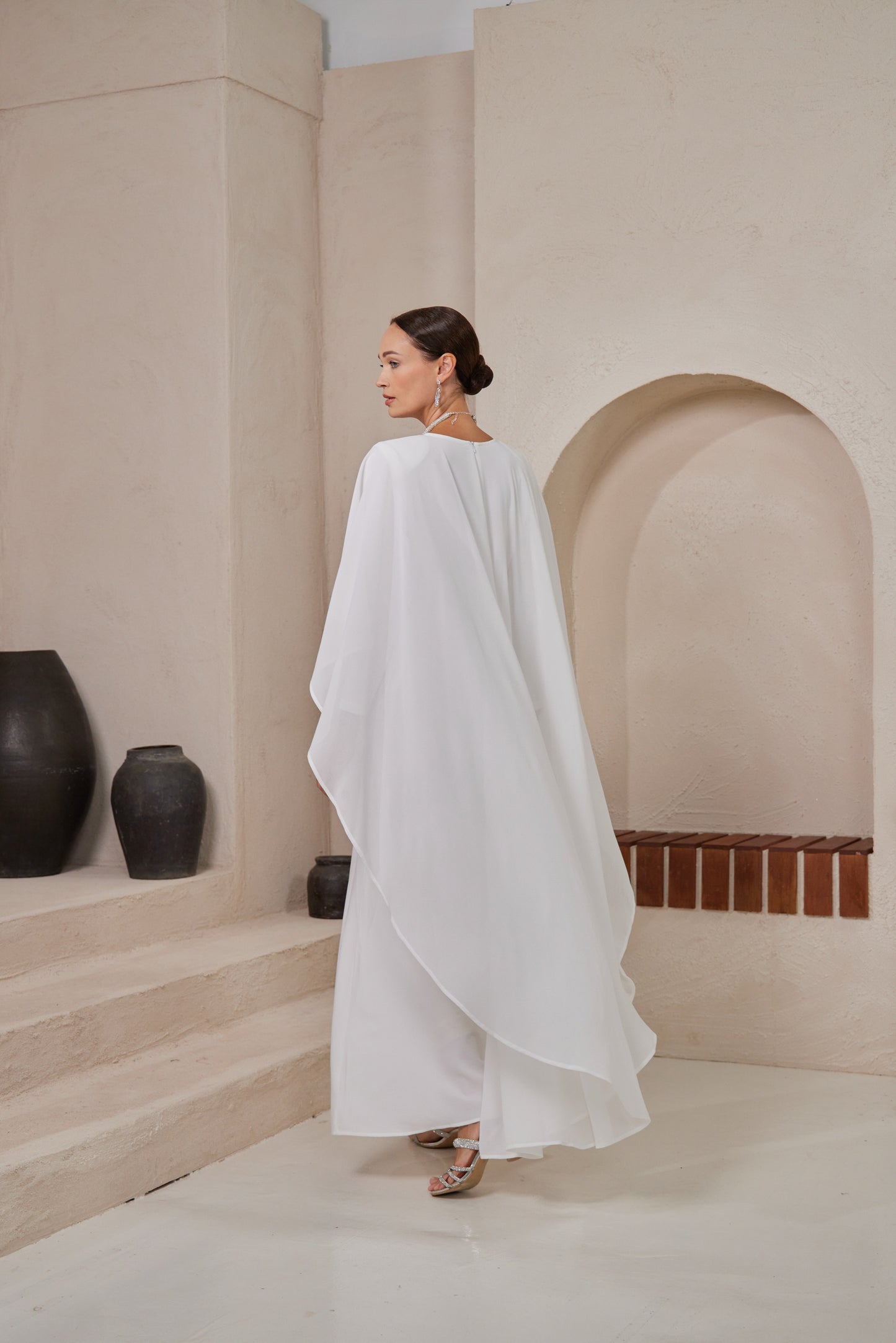 Medina Dress in Off White