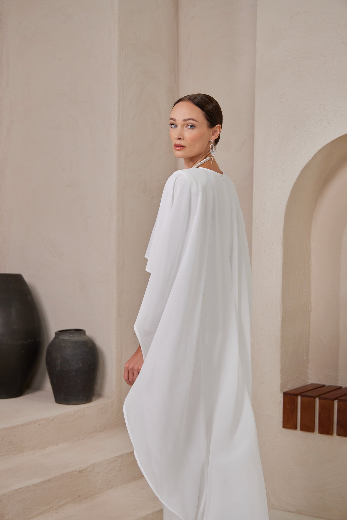 Medina Dress in Off White