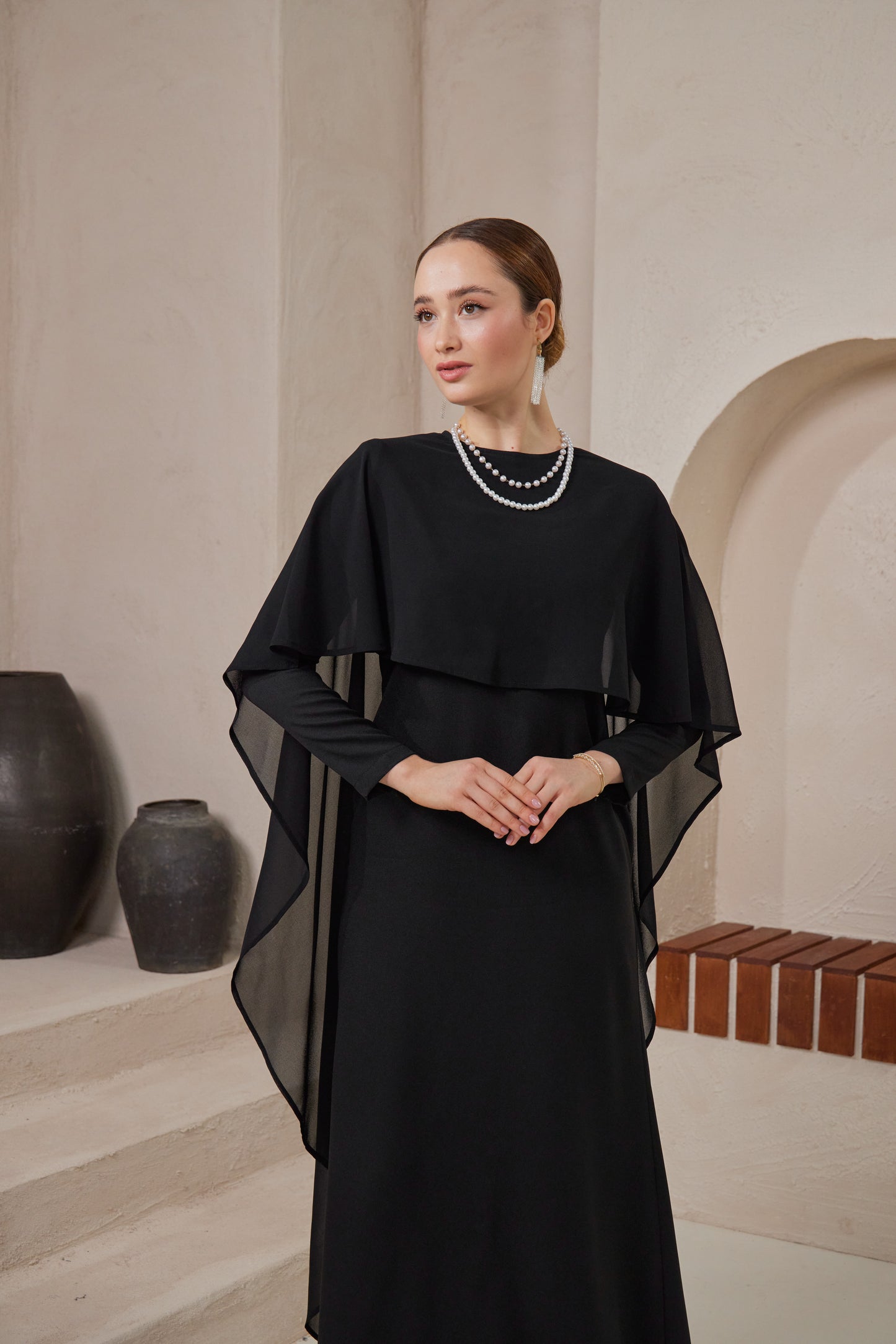Medina Dress in Black