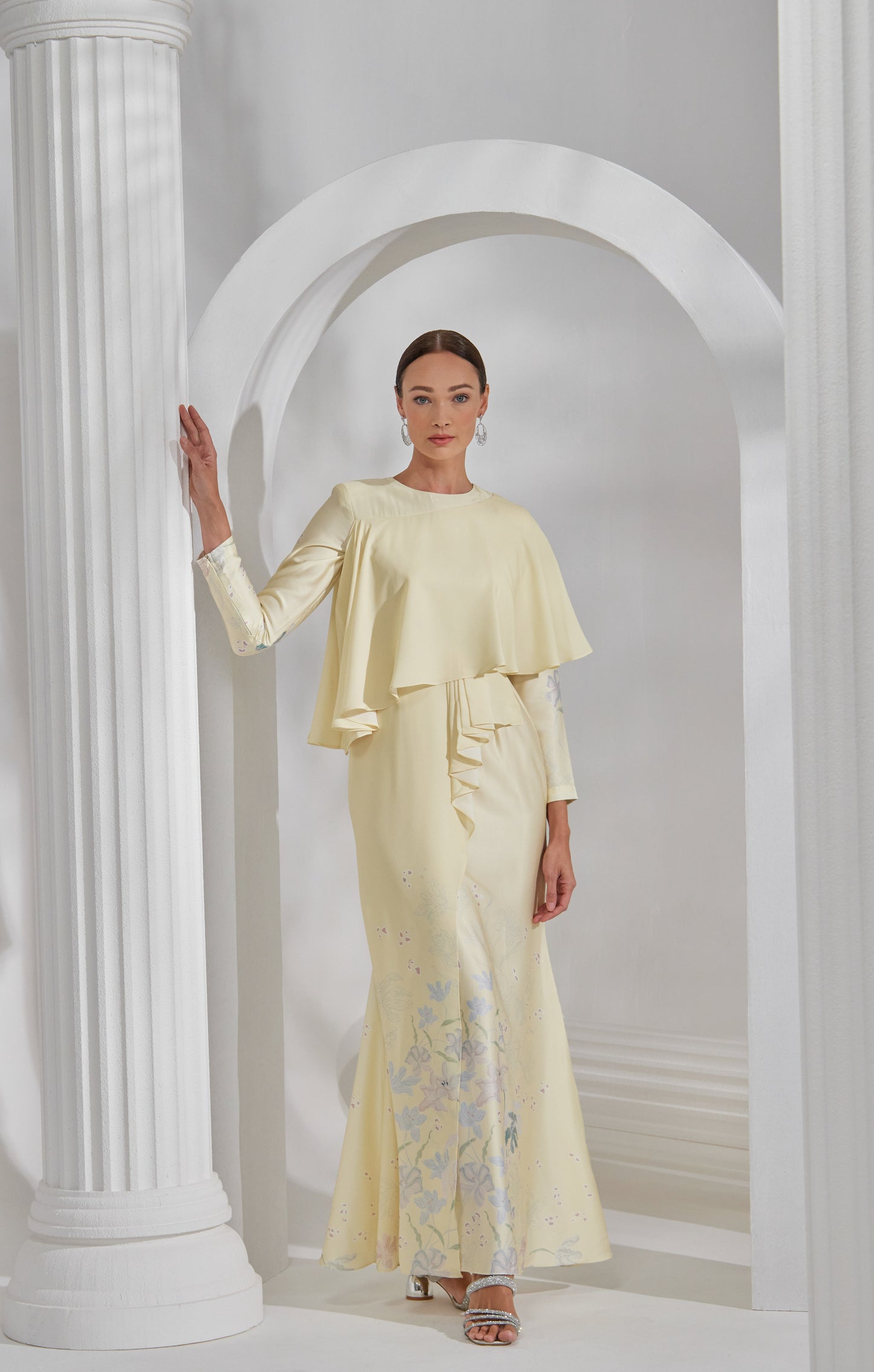 Evelyn Dress in Soft Yellow