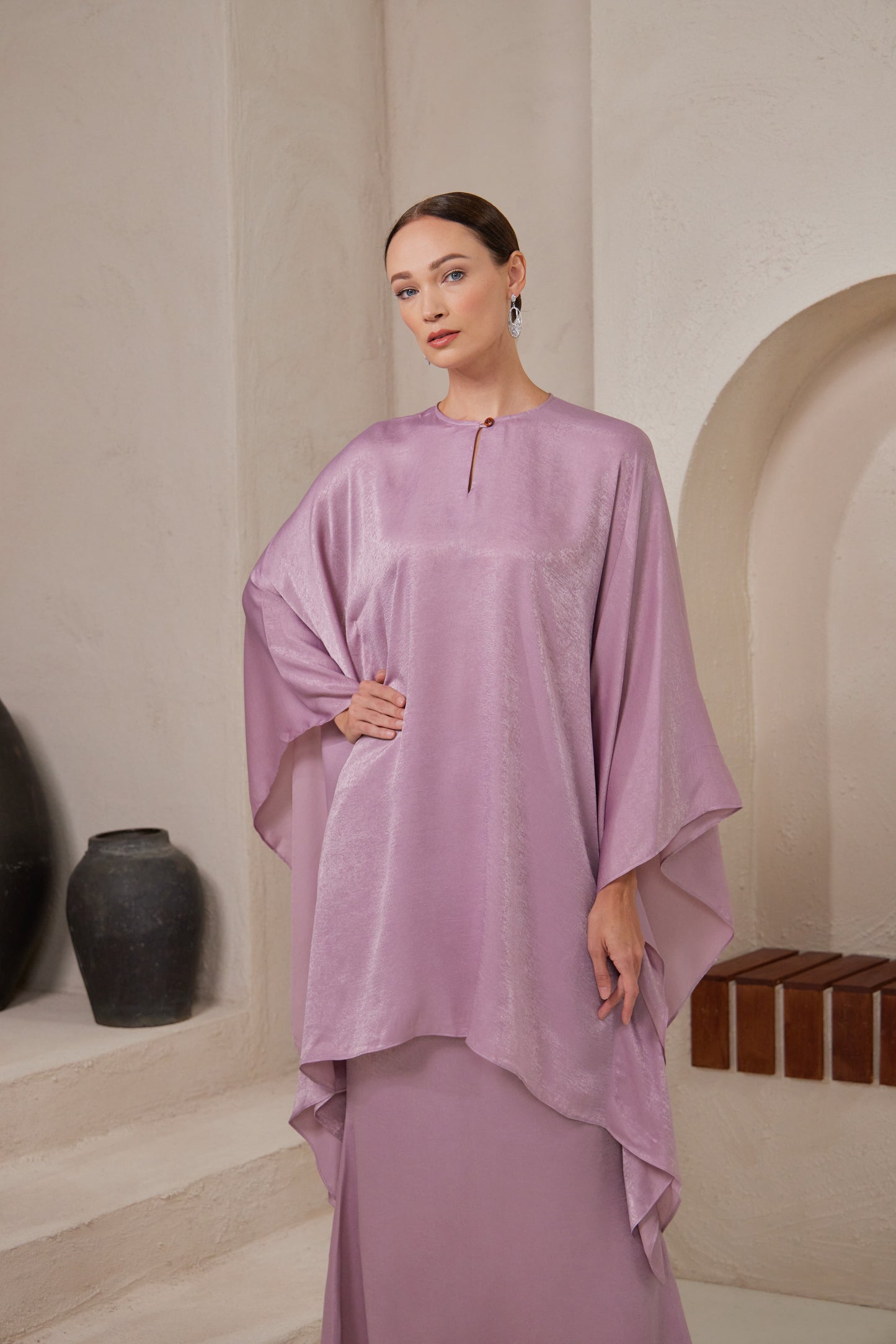 Laura Kurung in Lilac