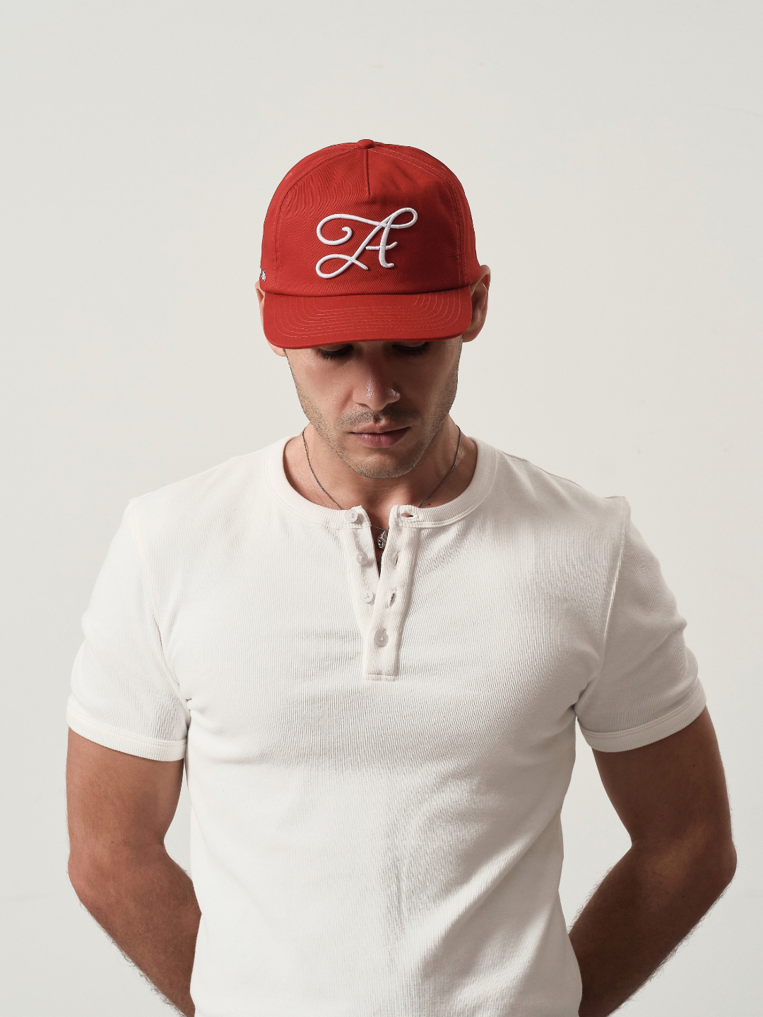 Signature Cap in Double Red