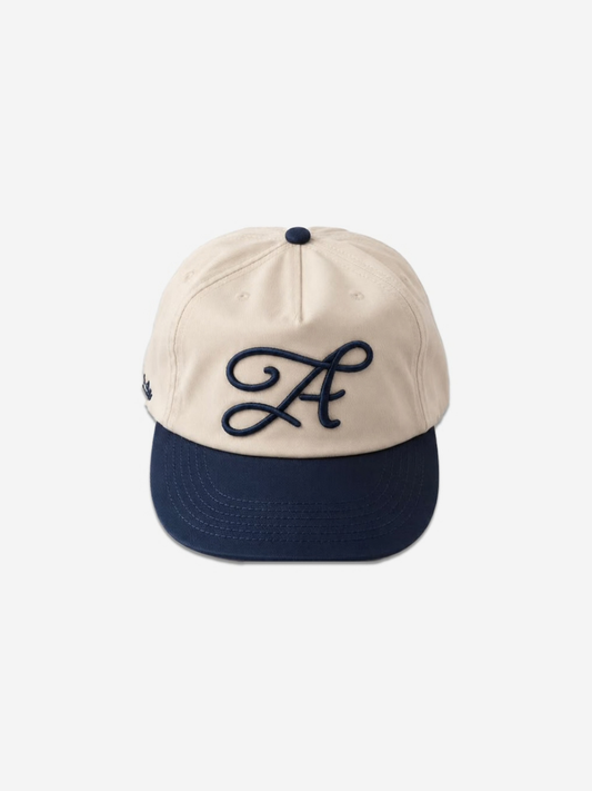 Signature Cap in Cream-Navy