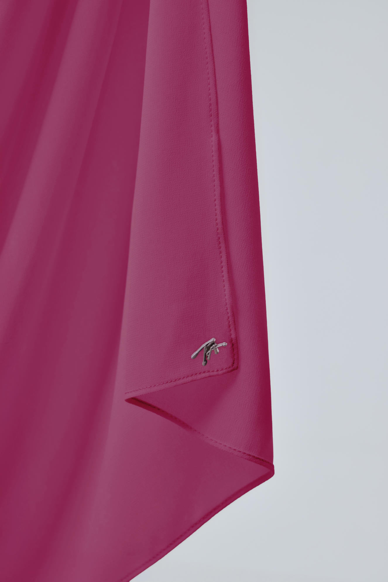 Chiffon Aire in Deep Fuchsia