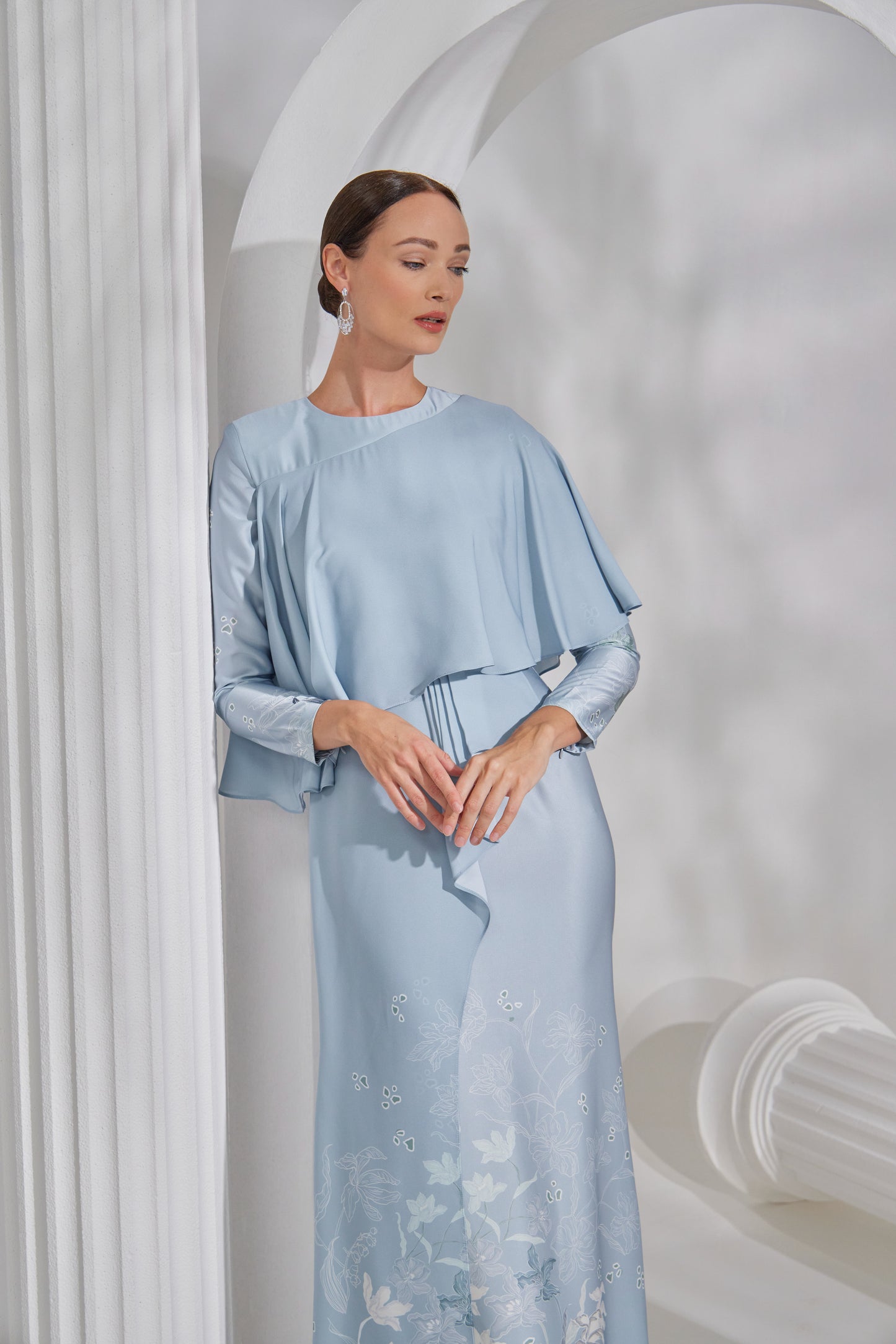 Evelyn Dress in Powder Blue