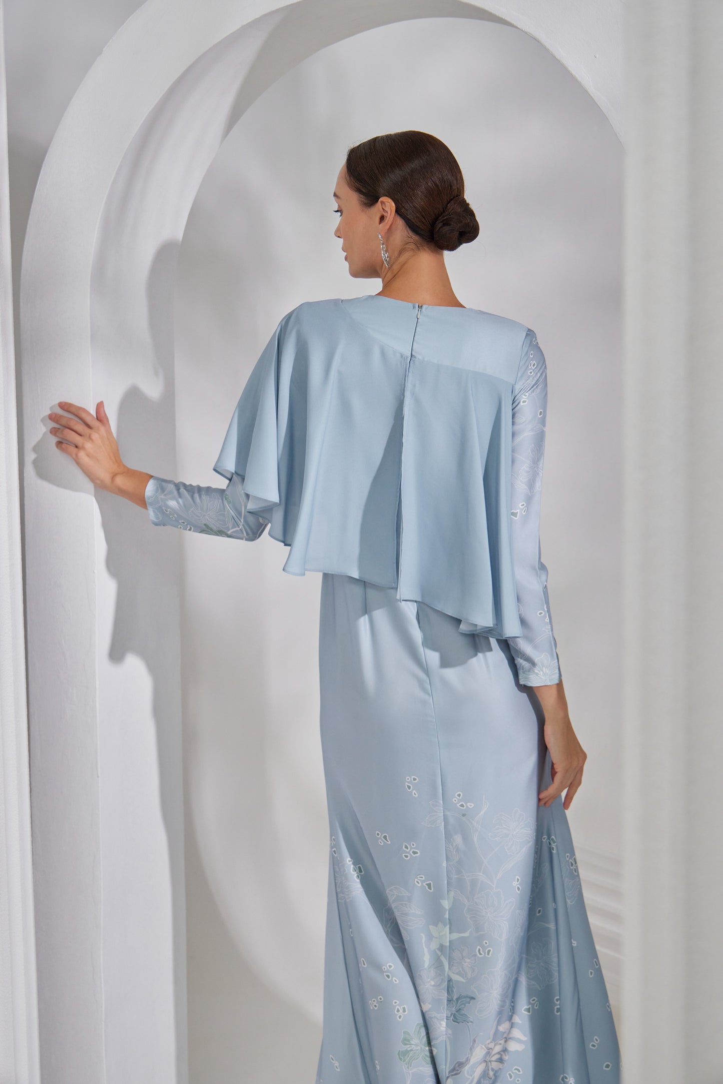Evelyn Dress in Powder Blue