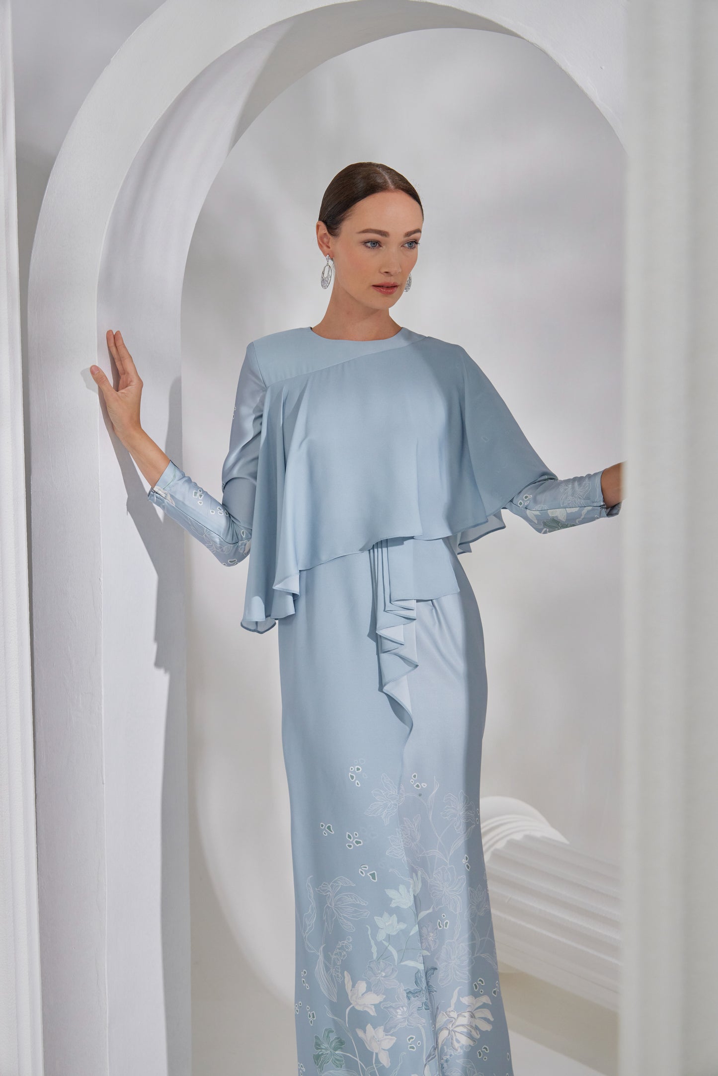Evelyn Dress in Powder Blue