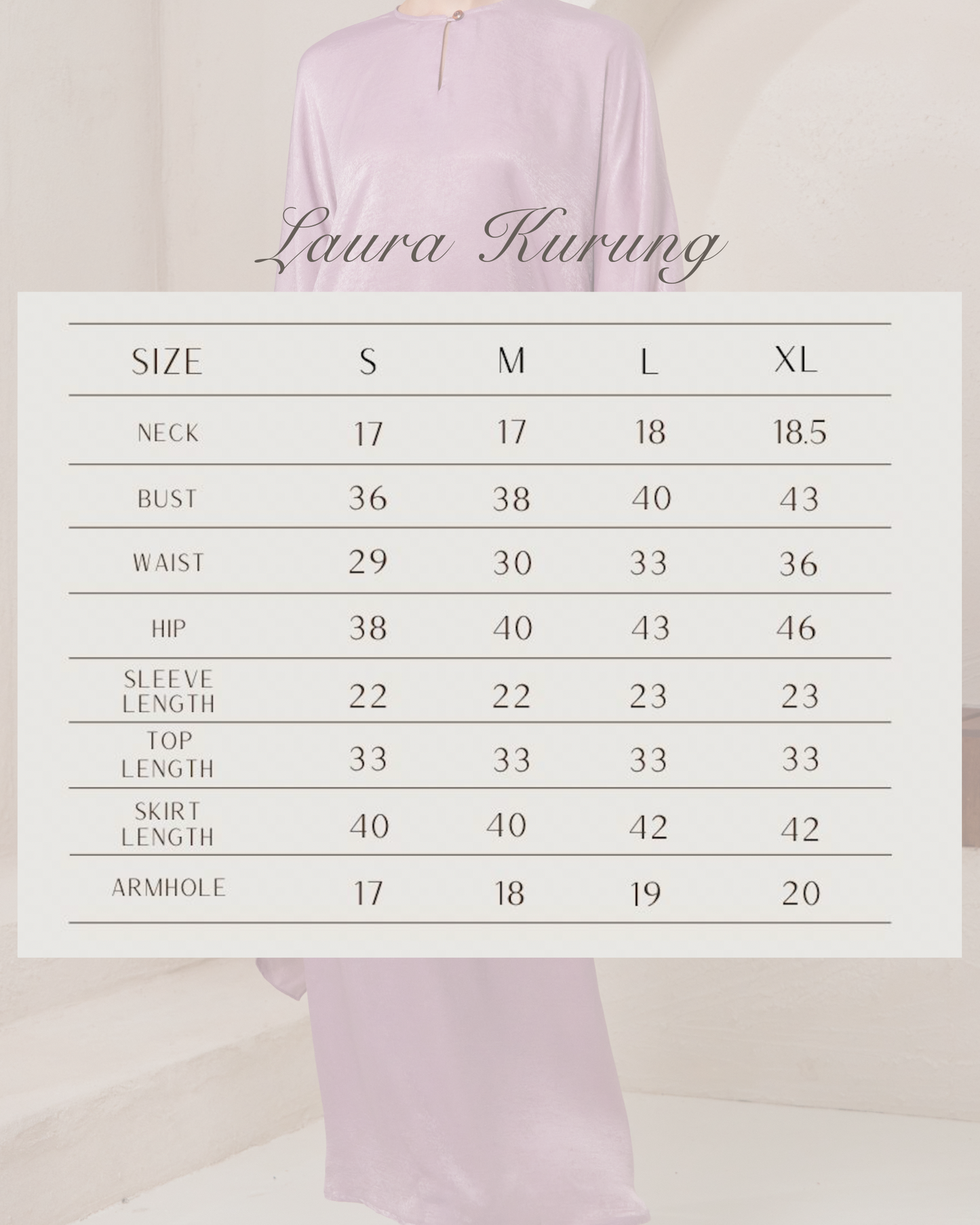 Laura Kurung in Lilac