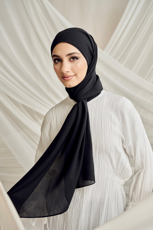 Premium Chiffon in Black