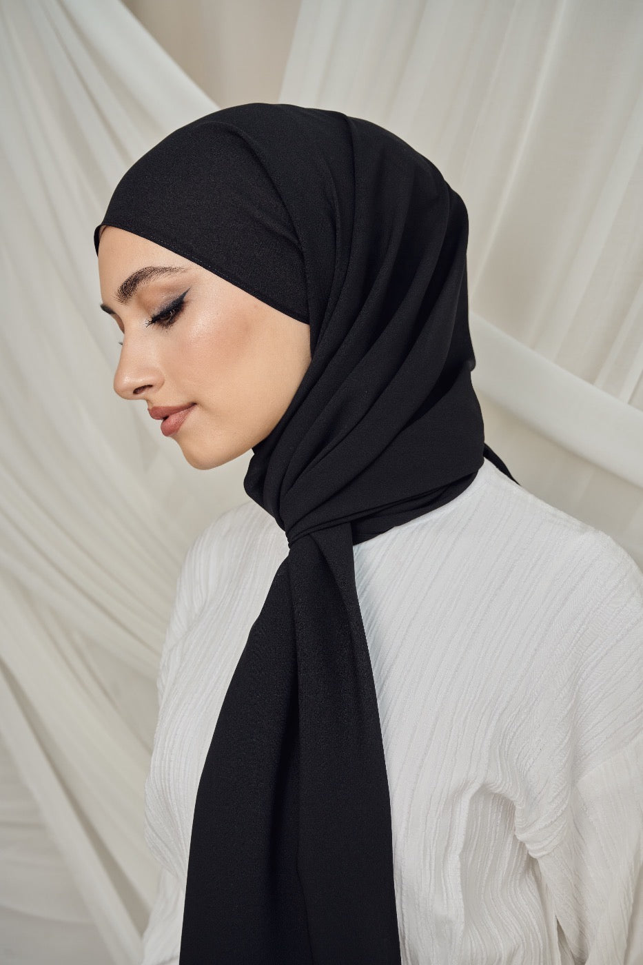 Premium Chiffon in Black