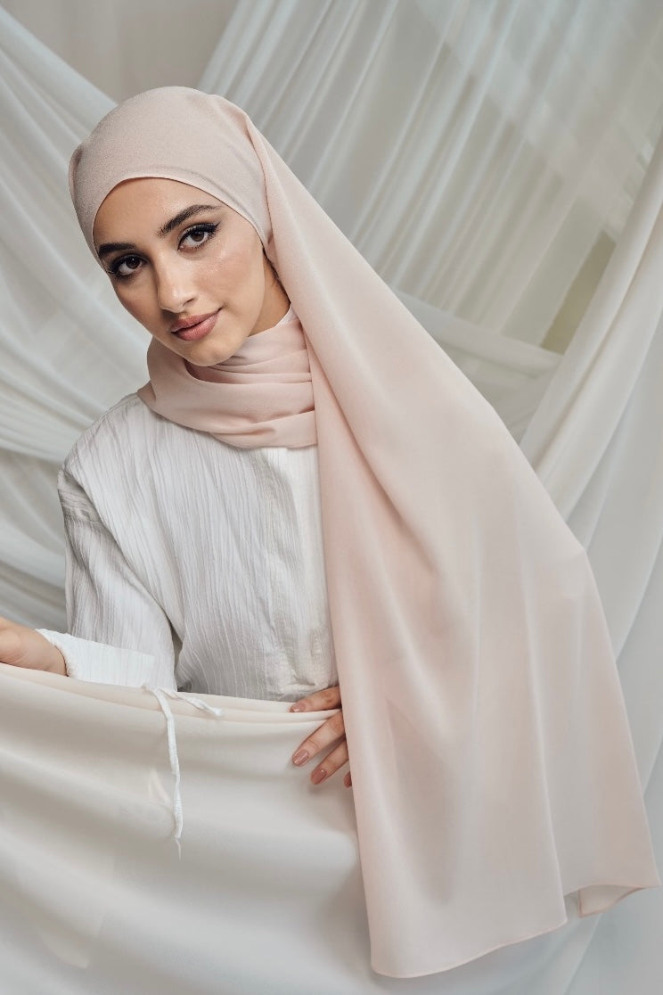 Premium Chiffon in Blush