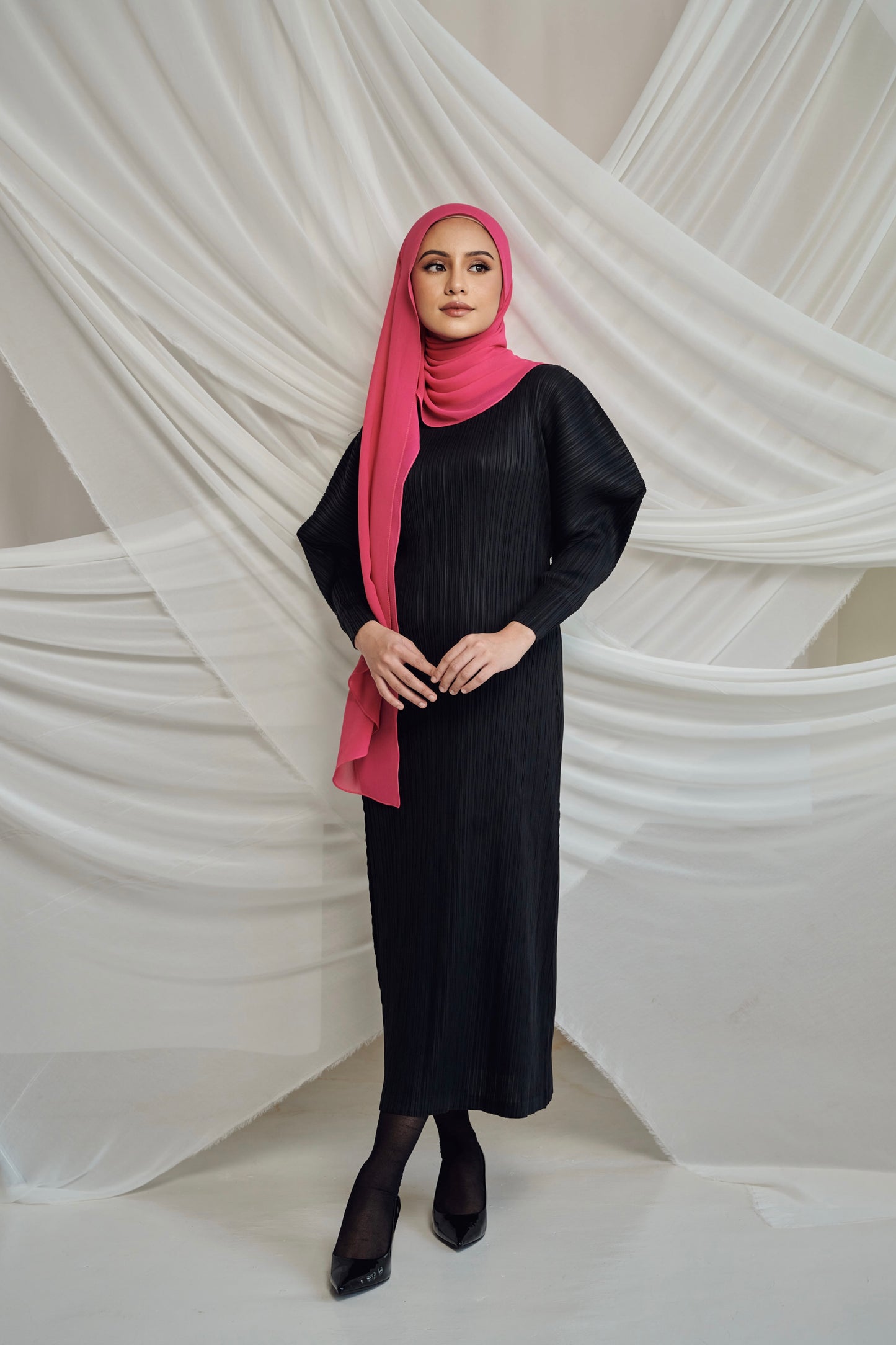 Premium Chiffon in Fuchsia