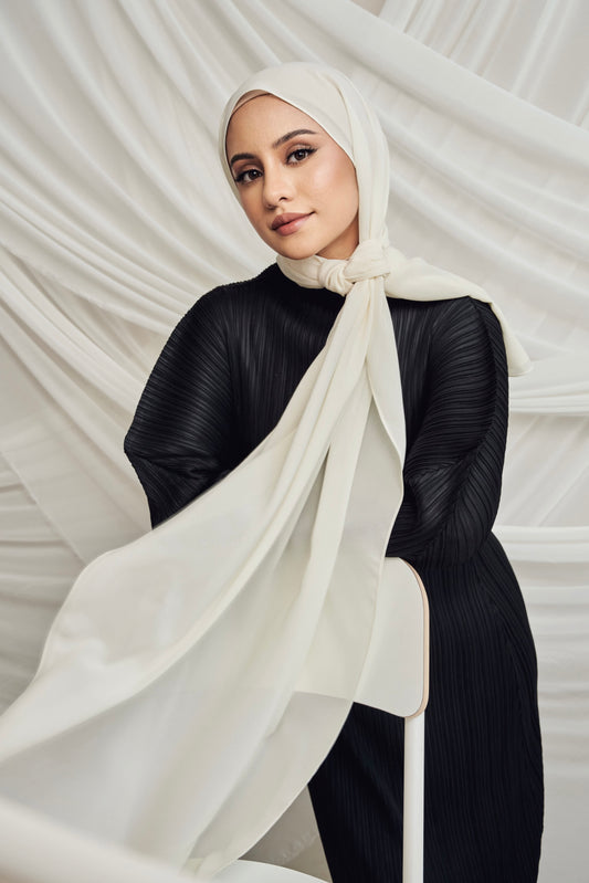 Premium Chiffon in Vanilla