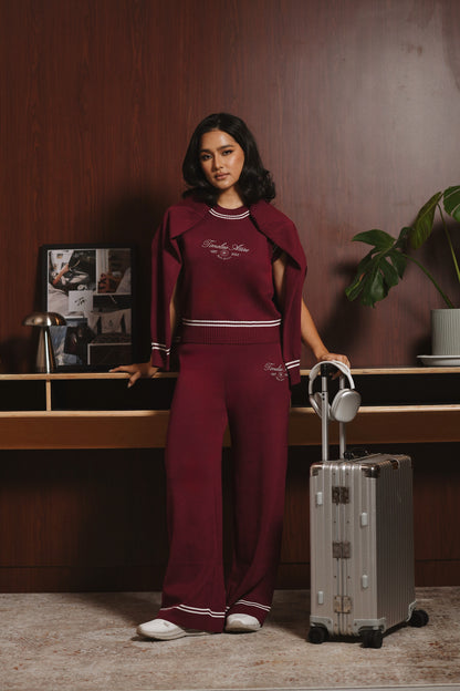 Blair Cardigan Set 1.0 in Cranberry