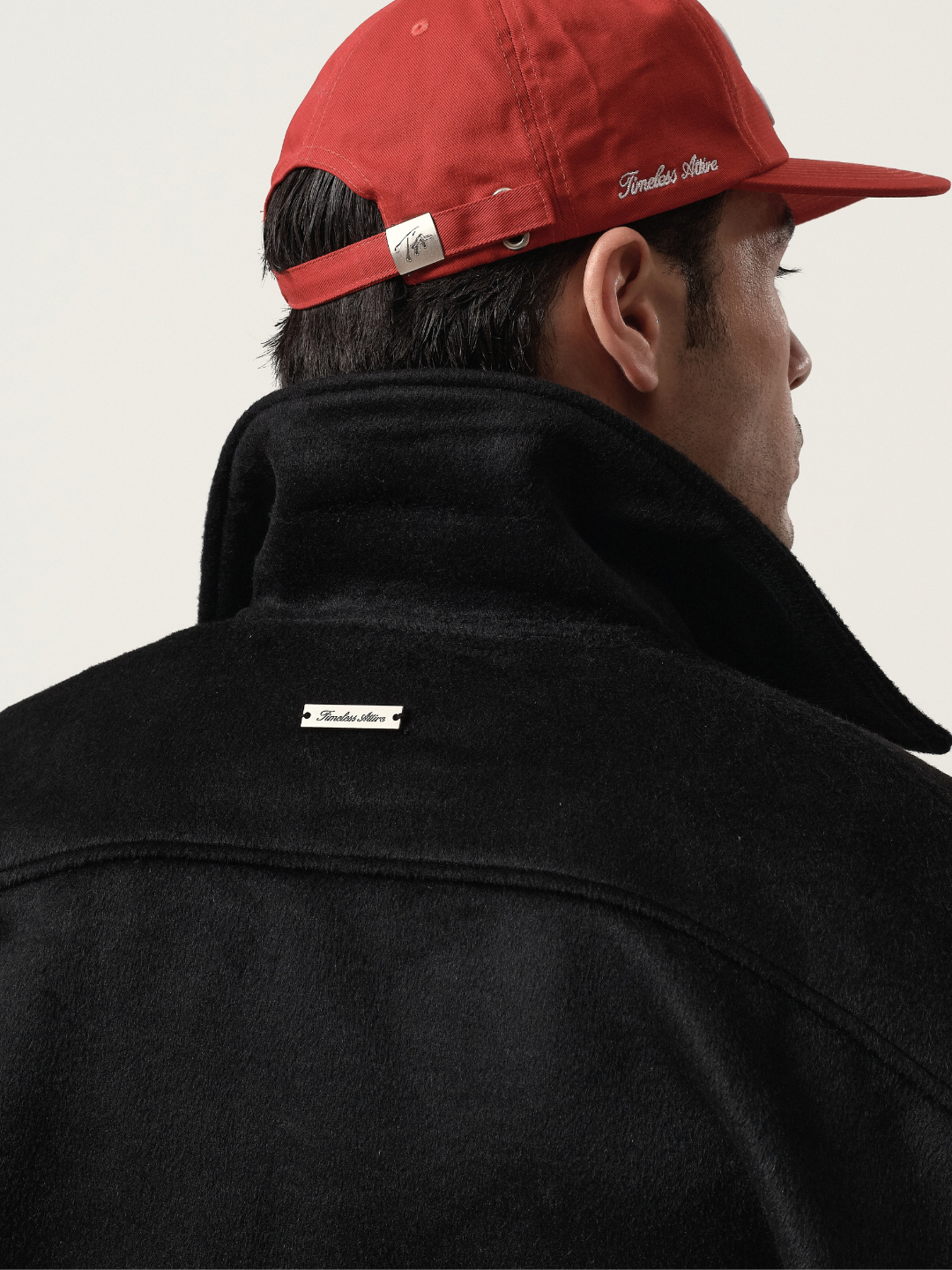 Zip-Up Jacket in Black