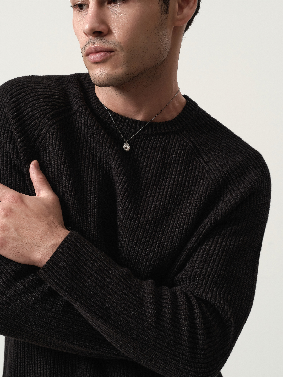 Knitted Top in Black