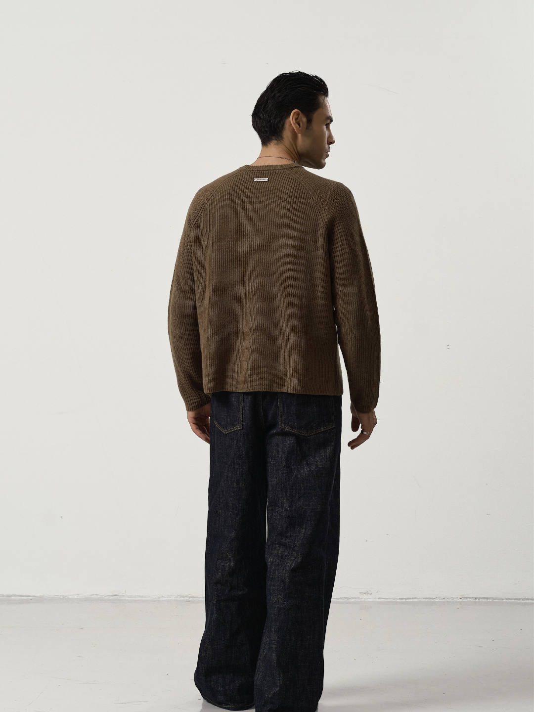 Knitted Top in Olive