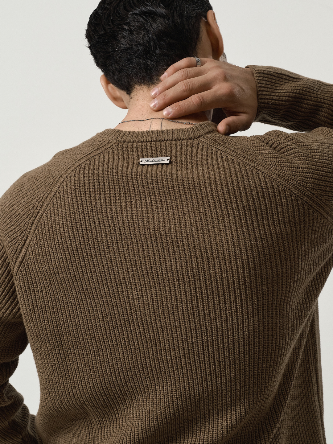 Knitted Top in Olive
