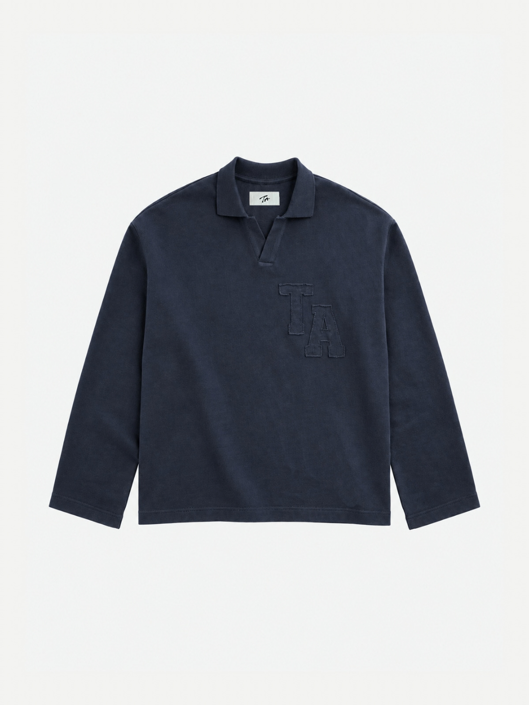 Letter Patch Polo Shirt