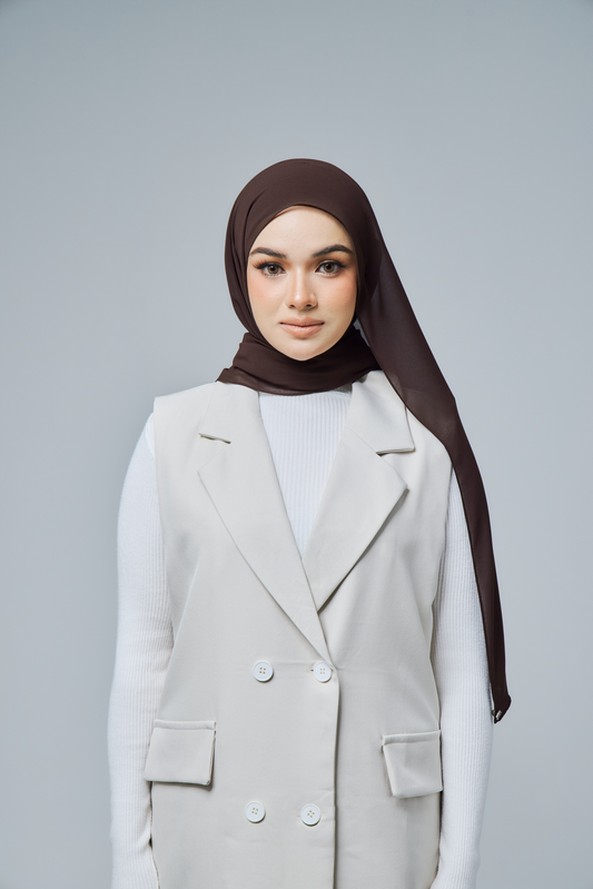 Chiffon Aire in Rich Brown