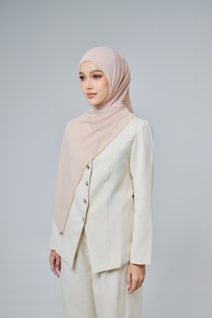 Chiffon Aire in Rose Latte