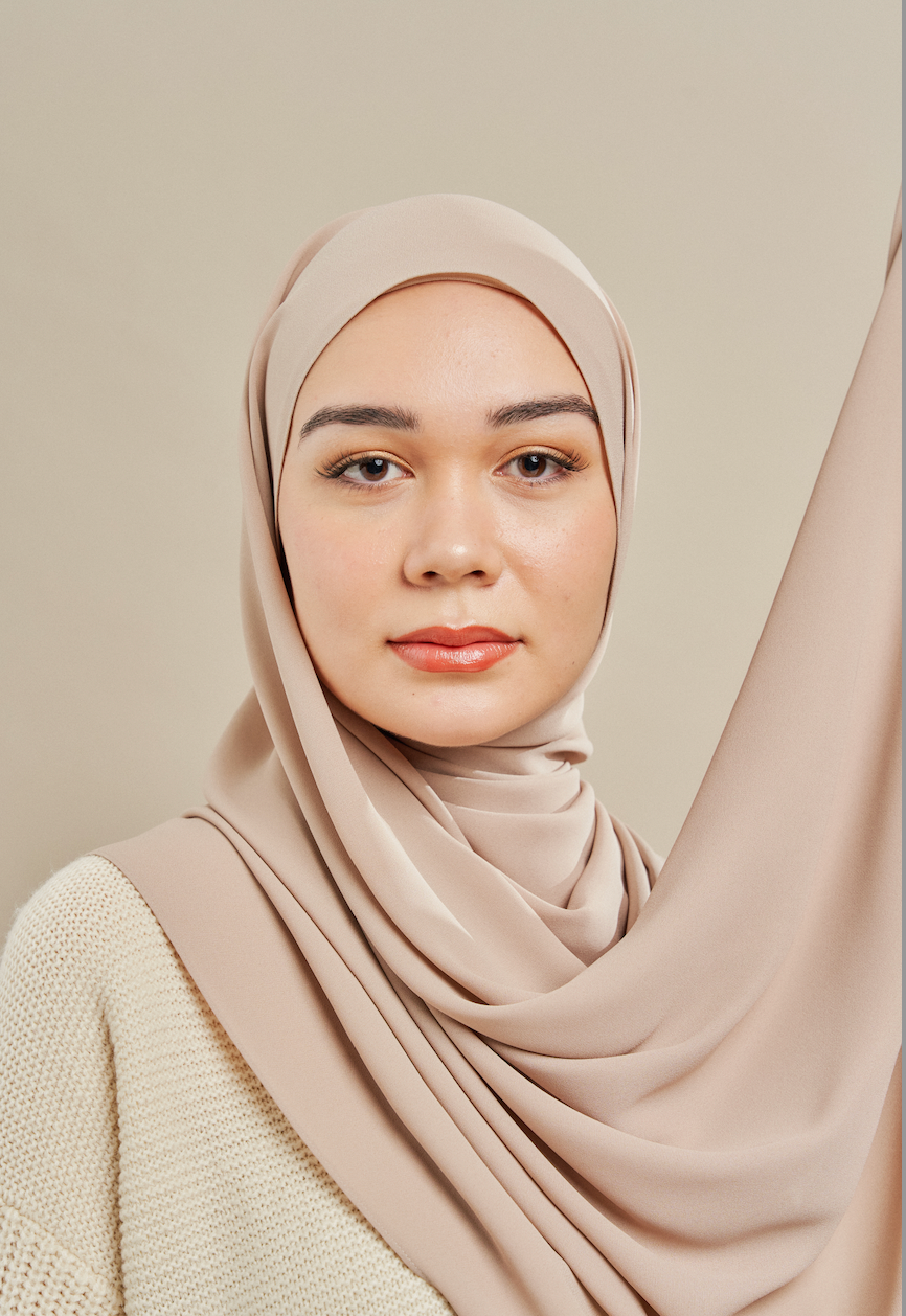 Luxe Chiffon in Khaki
