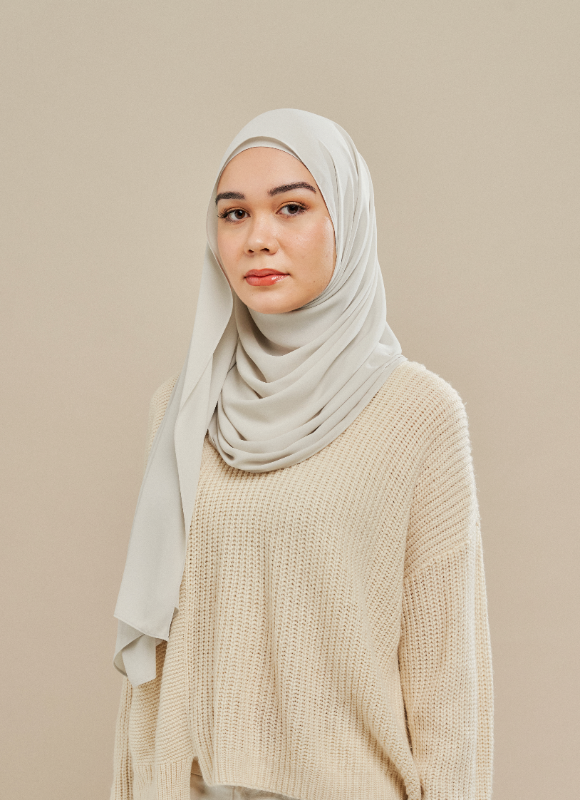 Luxe Chiffon in Sage Grey
