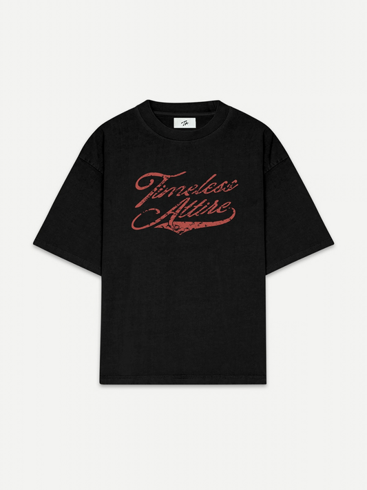 Boxy Tee in Black