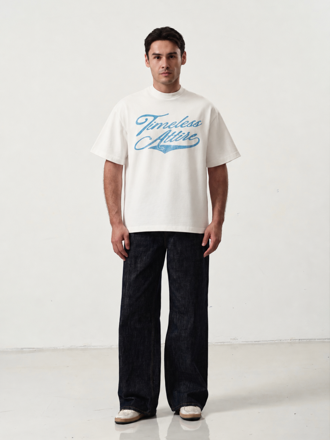 Boxy Tee in Off-White