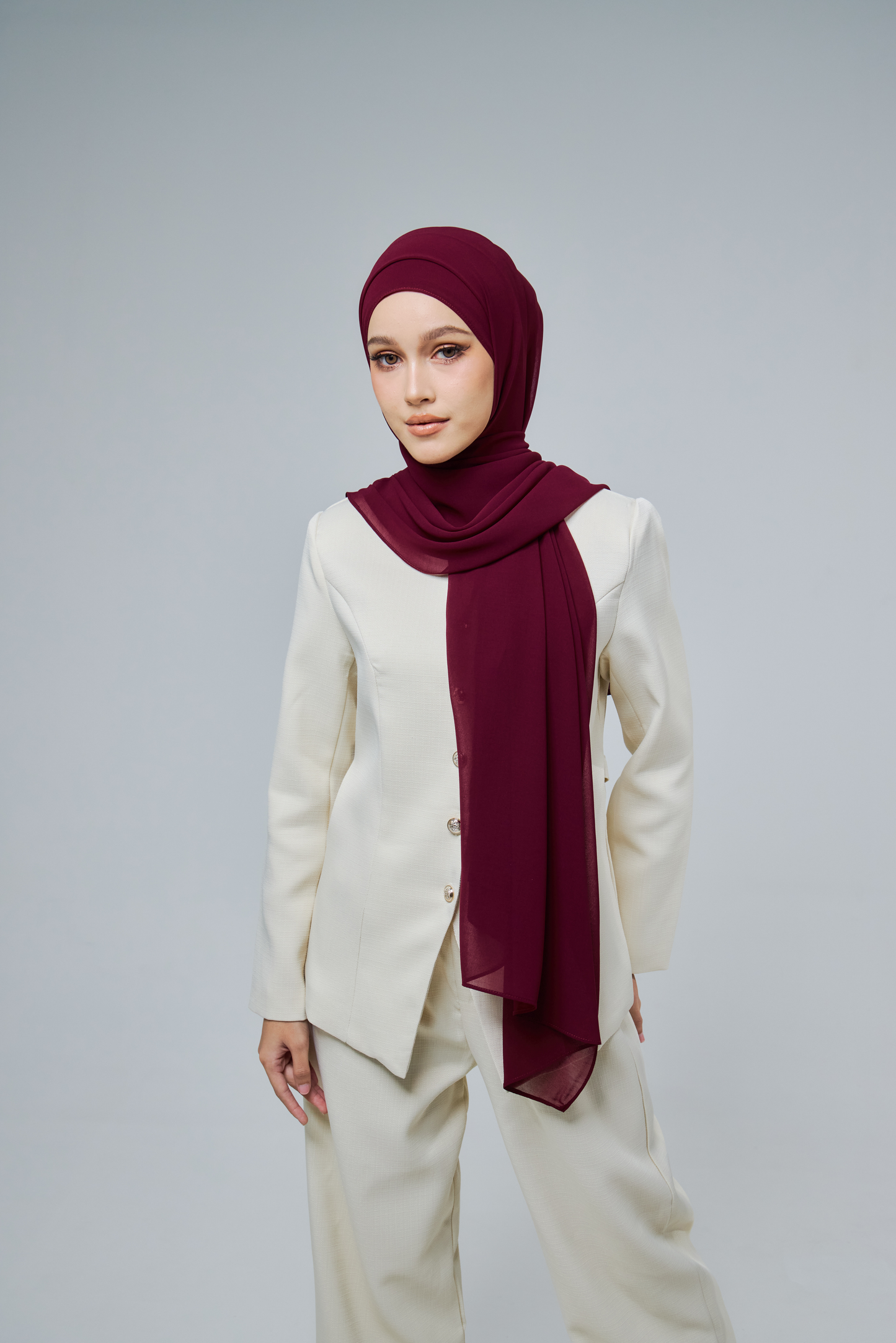 Chiffon Aire in Wine