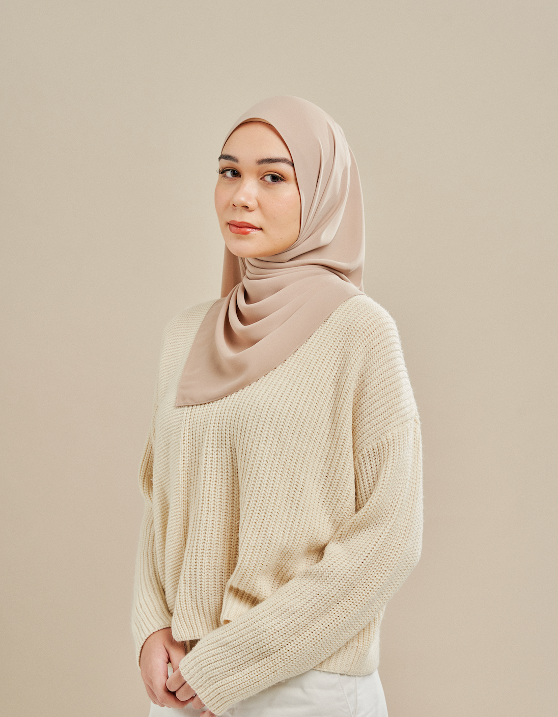 Luxe Chiffon in Khaki