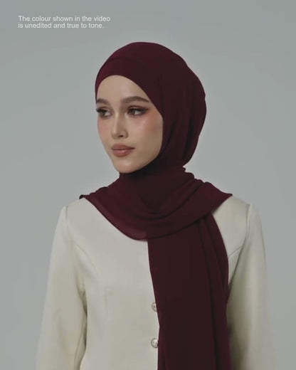 Chiffon Aire in Wine