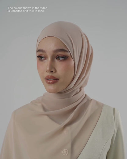 Chiffon Aire in Rose Latte