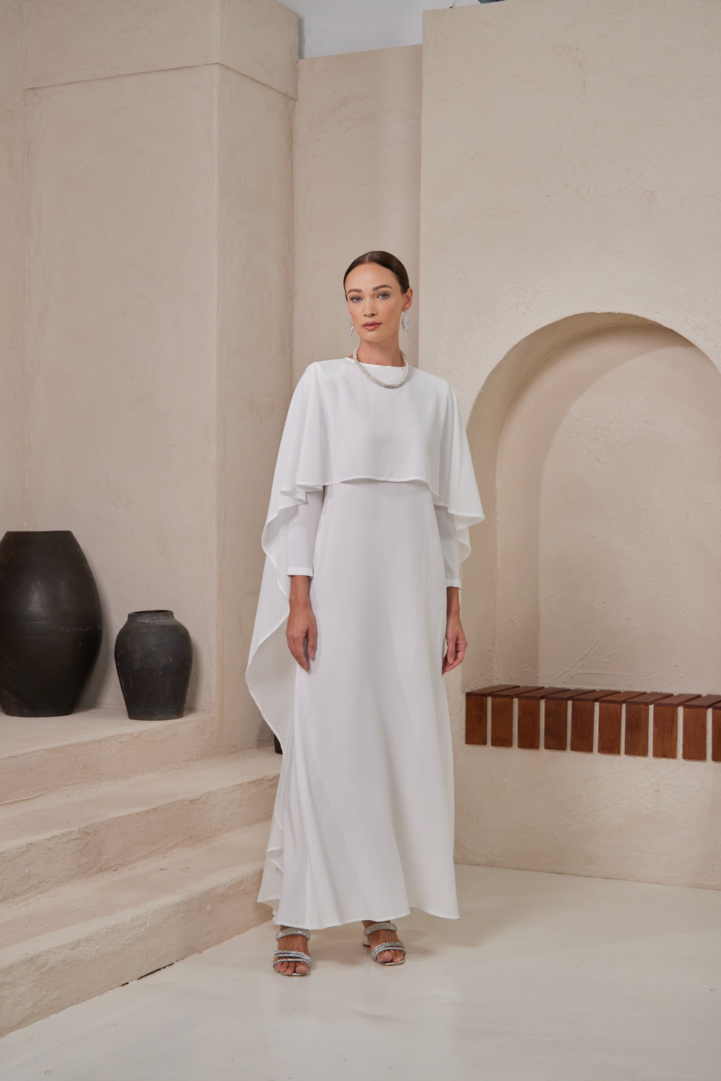 Medina Dress in Off White